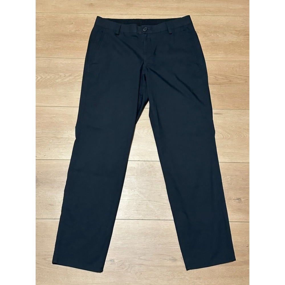 Kit and Ace Pants Mens 36x31 Navy Tech Chino Casual Preppy Smart Slim Polyamide